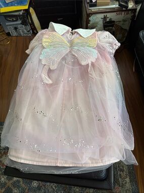 Halloween Dress A Pixie Enchanted Butterly Sparkle Tulle Kids Costume